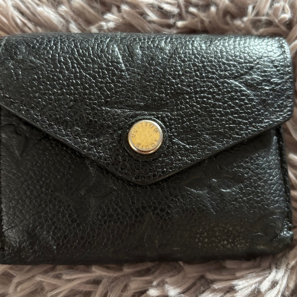 Louis Vuitton Small Black Wallet